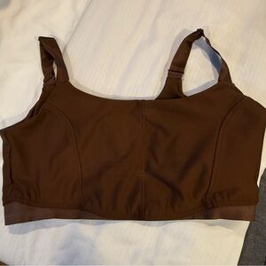 Sofia Active Sofia Vergara XXL. Polyester Blend. Machine Wash. Brown Bra. Adjust